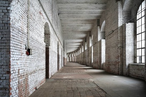 Unfinished portico of the NS Congress Hall, 1943, Reichsparteitagsgelände Documentation Center,