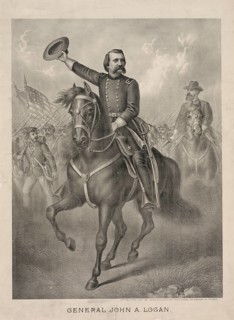 General John A. Logan (1826–1886), a renowned commander of the Union Army during the American Civil