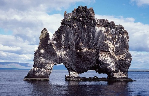 Basalt structure, Iceland, Hvitserkur, Iceland, rocks, bird rocks, North Iceland Stones, black,