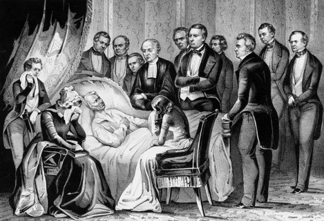 The 12th US President Zachary Taylor died on July 9, 1850 at the White House in Washington, D.C.,