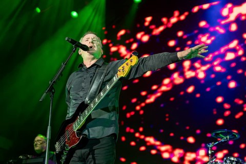 Andy McCluskey, keyboards, bass, singer, OMD, synth pop band, GB, OMD's Summer of Hits, live, open