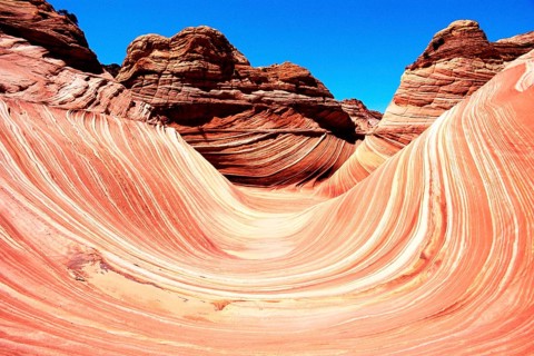 The Wave, The Wave, Arizona, USA, Paria Wildernes, Sandstone, Erosion