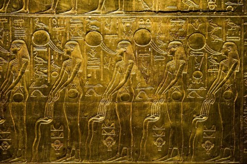Pharaoh Tutankhamun's gold treasure, the Grand Egyptian Museum, Grand Egyptian Museum, GEM, Giza,