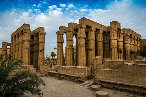 Luxor Temple, UNESCO World Heritage Site, Luxor, Egypt