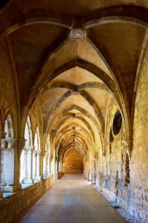 Church and Convent of Saint Francis, Cloister, Santarem, Ribatejo, Portugal