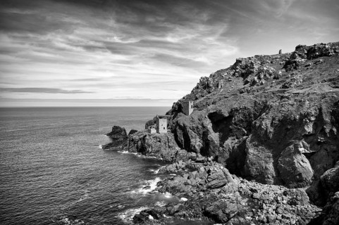 Ruin, Crown Mine engine houses, Botallack Tin Mine, tin mine, tin mine, mining, Pendeen, Trewellard