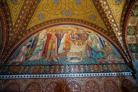 Elizabeth Kemenate, medieval woman's chamber, Wartburg, castle in the Thuringian Forest, UNESCO