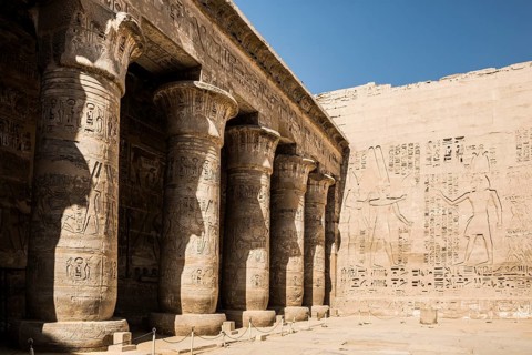 Habu temple, UNESCO World Heritage Site, Thebes, Luxor, Egypt