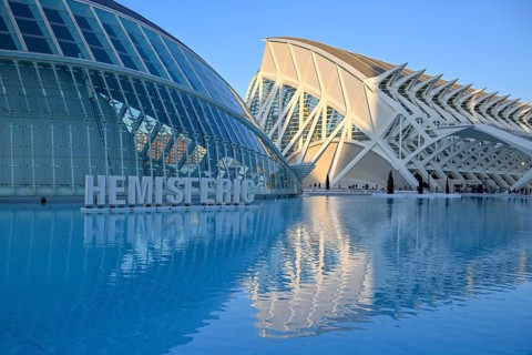L'Hemisferic, IMAX cinema, and Museo de las Ciencias Principe Filipe, Ciudad de las Artes y de las