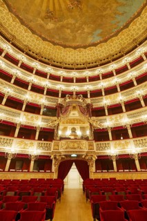 Real Teatro di San Carlo, magnificent interior, opera house from 1735, Naples, Province of