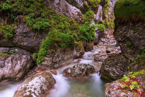 Seisenberg Gorge in Weissbach near Lofer, Weissbach, Lofer, Salzburg, Austria