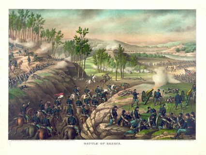 The Battle of Resaca took place in Georgia from 13 to 15 May 1864 during the American Civil War.
