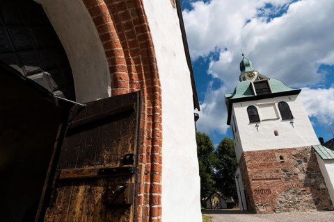 Entrance, Cathedral, Episcopal Church of the Swedish-speaking Evangelical Lutheran Diocese of