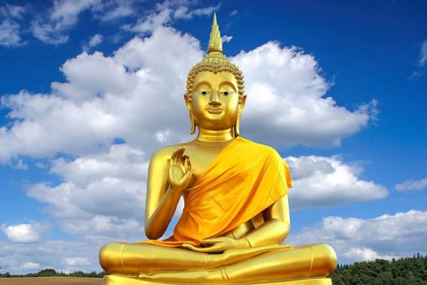 Golden Buddha in Thailand, Oldenburger Münsterland, Lampang, Thailand