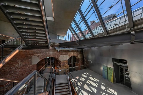Staircase from the Museum Documentation Center, Documentation Center Reichsparteitagsgelände,