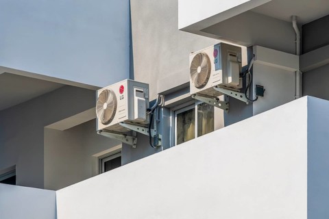 Balcony air conditioners, Dubai, United Arab Emirates, UAE