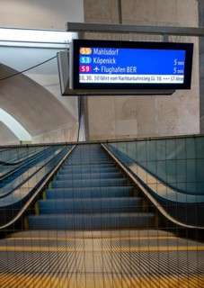 Extensive interior construction at Berlin's Ostbahnhof, Berlin, Germany
