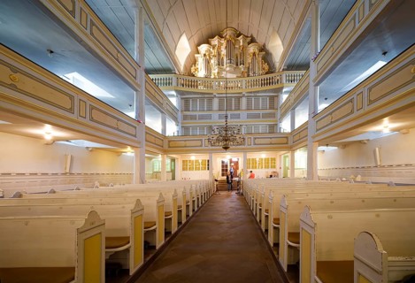Johann-Sebastian-Bachkirche, Bachkirche, interior view, evangelical church, Johann Sebastian Bach,