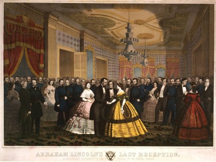 Abraham Lincoln (born 12 February 1809 near Hodgenville, died 15 April 1865 in Washington, D.C.)
