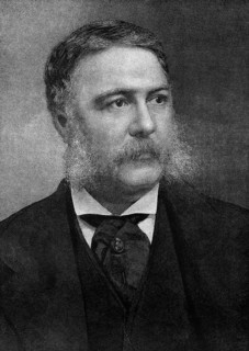 Chester Alan Arthur (born 5 October 1829 in Fairfield, Vermont, died 18 November 1886 in New York