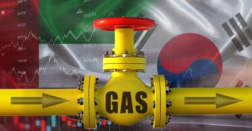 Emirati gas export pipeline to South Korea. Gas exports from the United Arab Emirates to South