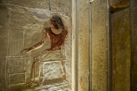 Tomb of Ptahhotep, Sakkara, Saqqara, UNESCO World Heritage Site, Memphis, Cairo, Egypt