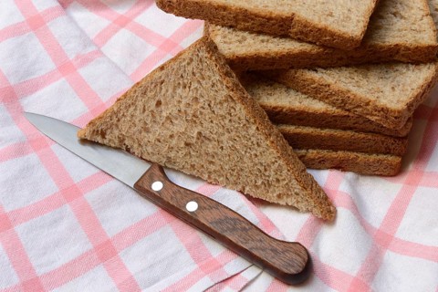 Stacked whole grain toast bread, whole grain toast bread