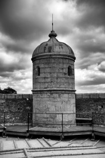 Observation defence tower, observation tower on Tudor Gun Tower, donjon, residential tower,