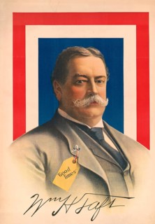 William Howard Taft (born 15 September 1857 in Cincinnati, Ohio, died 8 March 1930 in Washington, D
