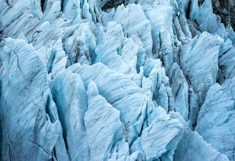 Detail, rugged blue ice with crevasses, Upper Arctic Sea glacier, Bernese Alps, Bernese Oberland,