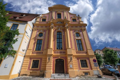 Provinzialbibliothek, 1731 to 1732, Karlsplatz 17, Neuburg an der Donau, Upper Bavaria, Germany