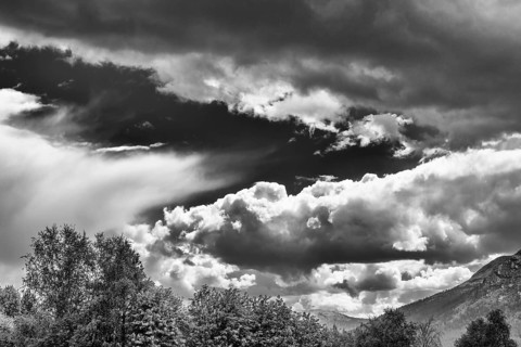 Cloud atmosphere, Alvdal Vestfjell, Hedmark, Innlandet, Norway, June 2026