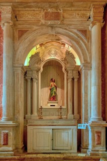 Santa Maria da Alcacova Church, Our Lady of Life Chapel, Santarem, Ribatejo, Portugal