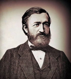 Johann Philipp Reis, 1834 – 1874, German scientist and inventor, digital edited