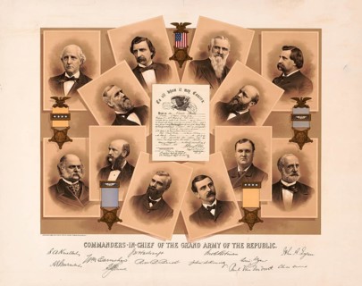 Commanders-in-Chief of the Grand Army of the Republic (GAR), a veterans' organisation of the Union