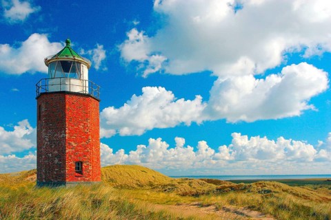 Lighthouse, Sylt island, Kampen, Old Kampen lighthouse, Schleswig-Holstein, Sylt island,
