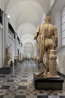 Room with Roman Sculptures, Farnese Collection, Naples National Archaeological Museum, Museo