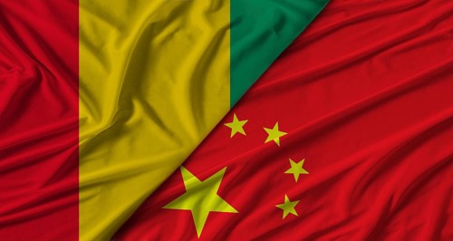 Bilateral relations between Guinea and China. Flag of Guinea and China