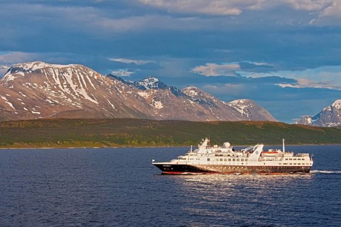 Tromsö, Norway, cruise ship, Prins Albert II, now Silver Explorer