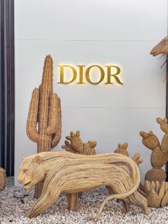 Bodrum, Turkiye - 26.05.2025: DIOR store entrance in Palmarina Bodrum Marina in Turkey