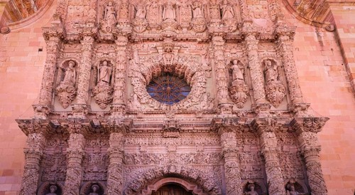 Cathedral Our Lady of the Assumption of Zacatecas, Catholic Basilica in Zacatecas historic center