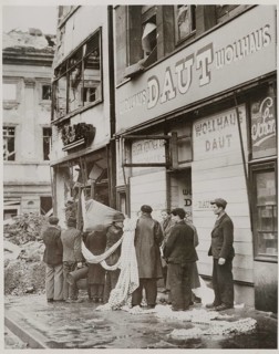 Mannheim, Wollhaus Daut, Breite Strasse F!, 4, looting, the end of the war, World War II, National