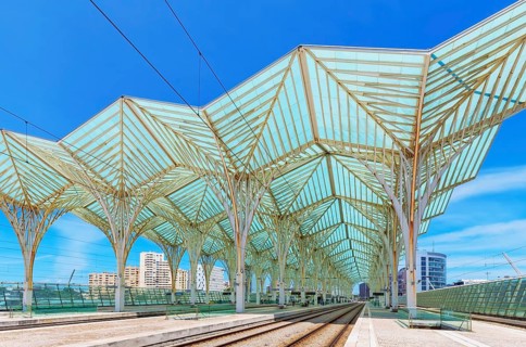 Oriente Railway Station, Parque das Naçoes, Lisbon, Portugal