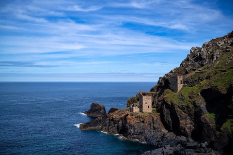Ruin, Crown Mine engine houses, Botallack Tin Mine, tin mine, tin mine, mining, Pendeen, Trewellard