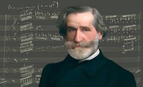Giuseppe Verdi, 1813 – 1901, Italian opera composer, autograph notesheet from Don Carlos, digitally