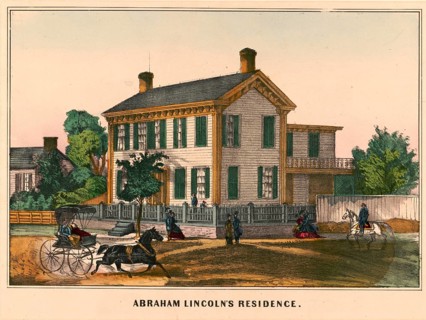Abraham Lincoln (born 12 February 1809 near Hodgenville, died 15 April 1865 in Washington, D.C.)
