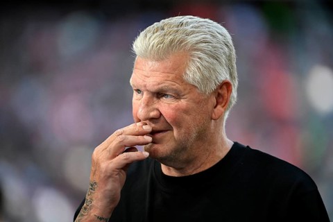 TV expert Stefan Effenberg, portrait, gesture gesture soccer, Telekom Cup, Allianz Arena, Munich,