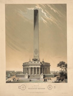 Lithograph from 1846 by Charles Fenderich based on the original but never fully realized design by