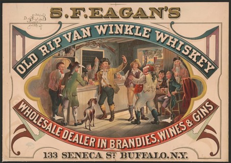 Advertising poster, beverage advertisement, advertising poster from 1878 promotes S.F. Eagan's Old