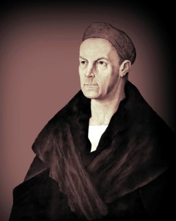 Portrait of Jakob Fugger, 1459, 1525, German businessman, digitally edited according to a painting